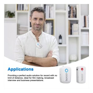 میکروفون یقه ای بی سیم سارامونیک مدل Blink500 B1W